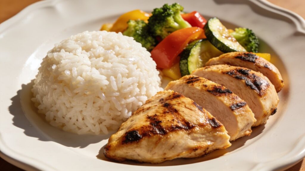 Repas de récupération après l'entraînement de MMA