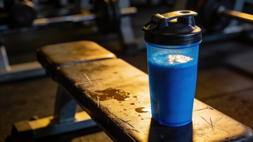 Boisson pre-workout avant l'entraînement de MMA