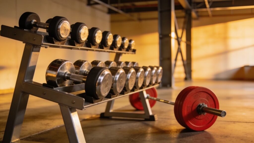 Matériel de force pour un programme de musculation MMA